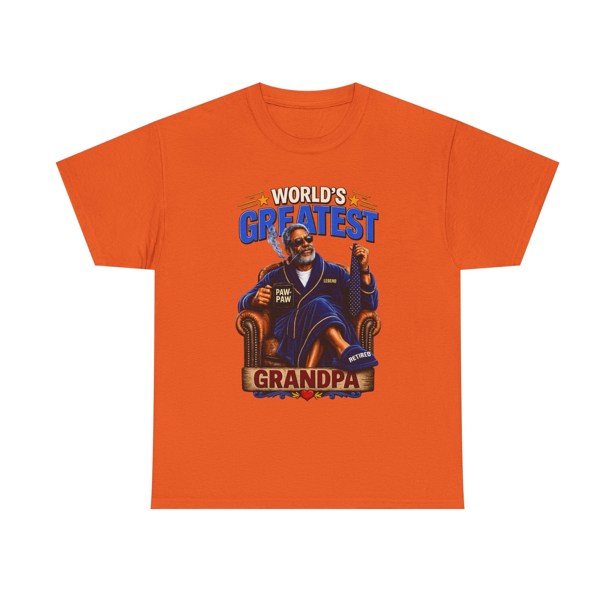 World's Greatest Grandpa T-Shirt – Retro Illustrated Father's Day Gift