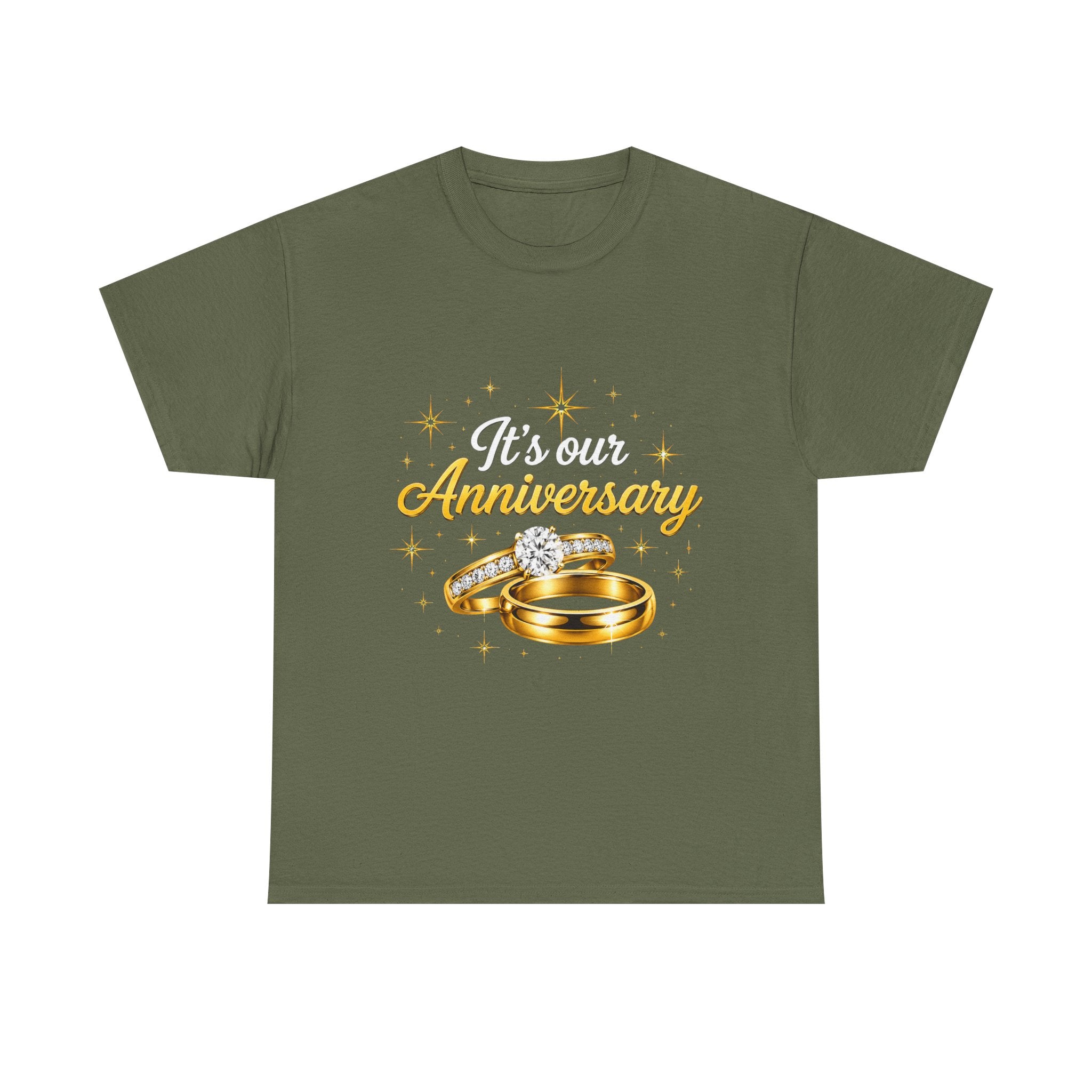 Anniversary Rings Tee — Golden Wedding Anniversary T-Shirt