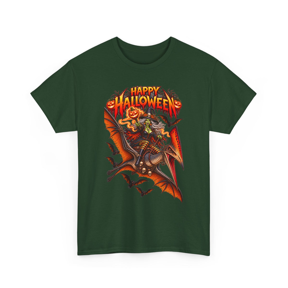 Halloween Dinosaur Rider T‑Shirt
