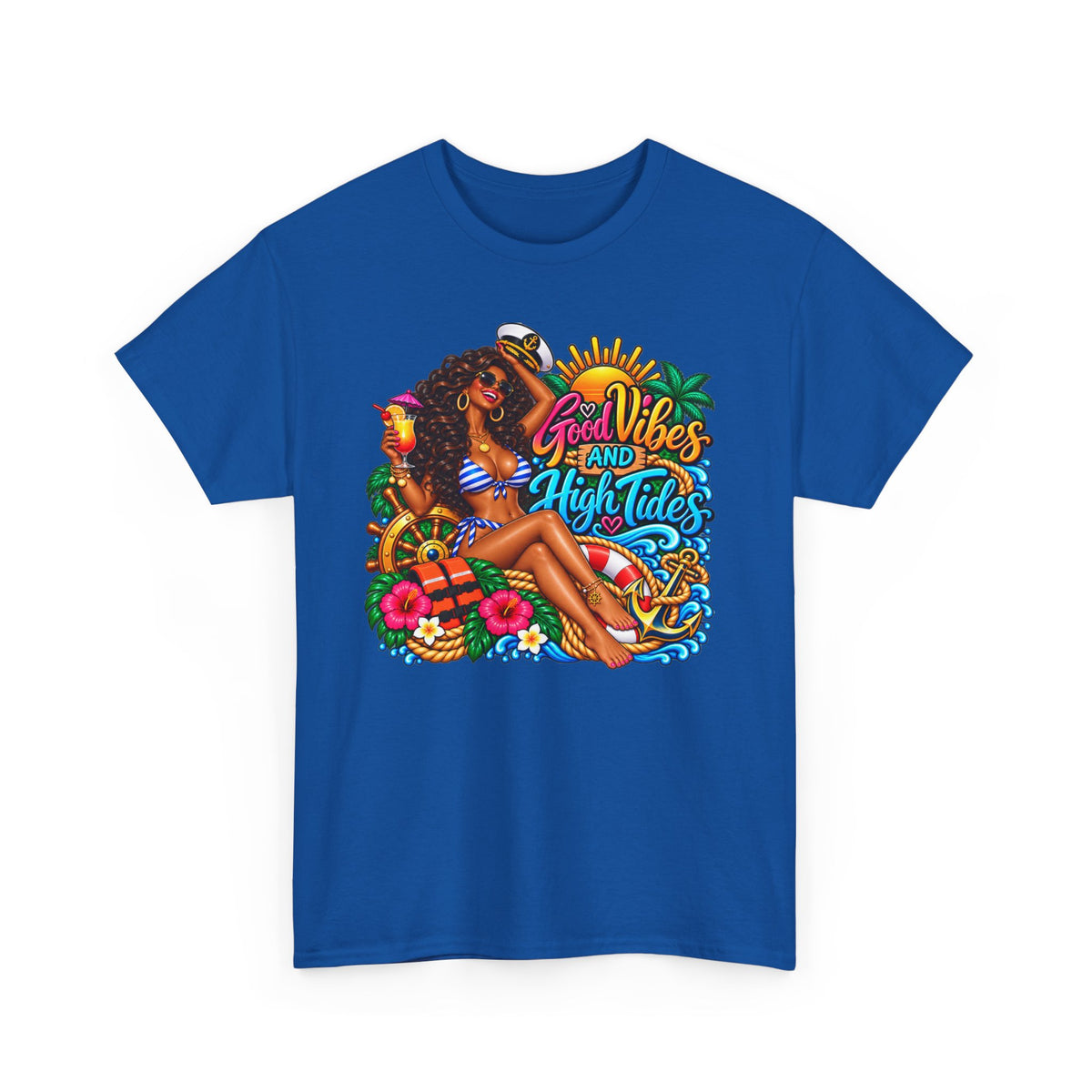 T‑Shirt — "Good Vibes and High Tides" Cruise