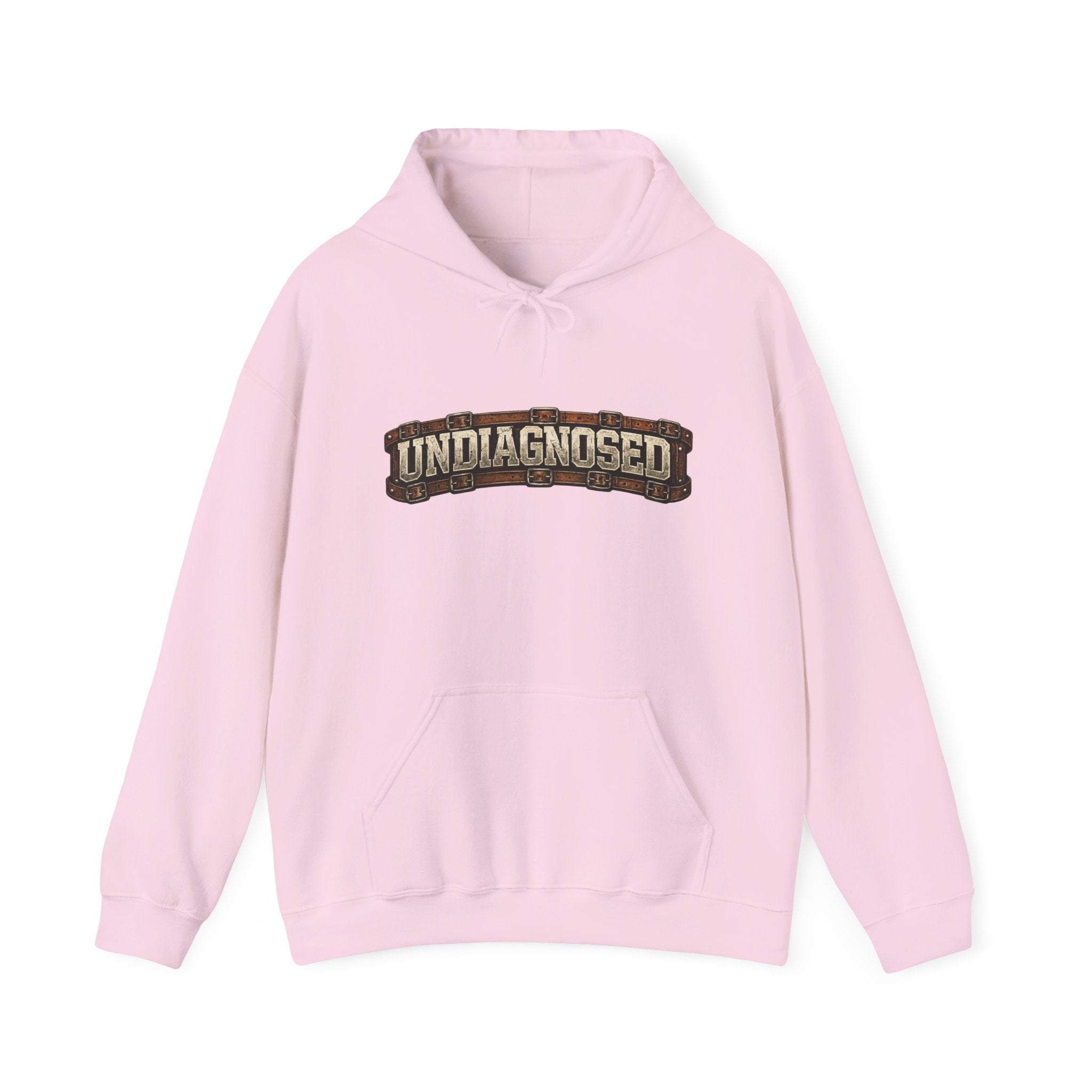 Undiagnosed Distressed Logo Hoodie – Vintage Grunge Pullover