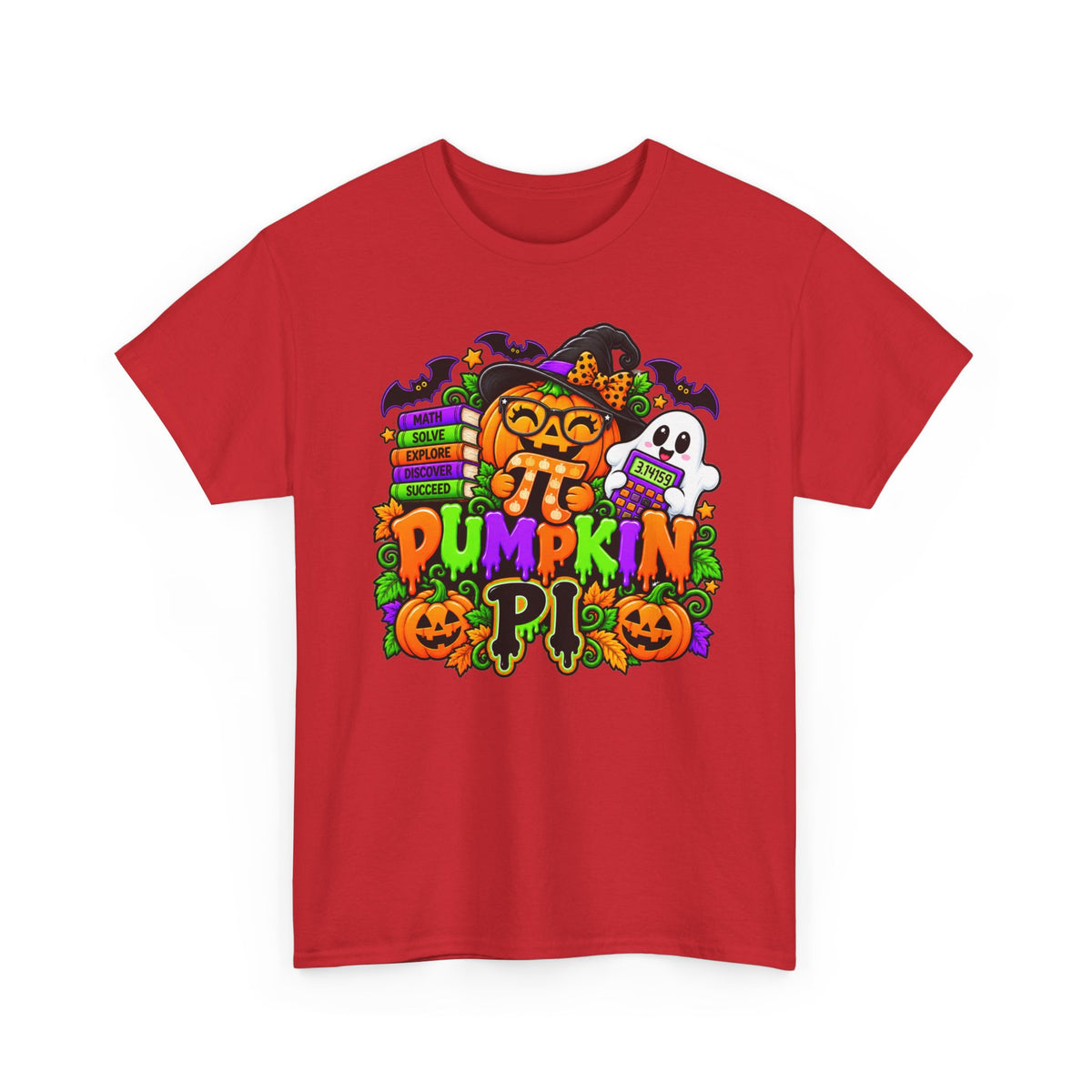Pumpkin Pi Math Halloween Tee