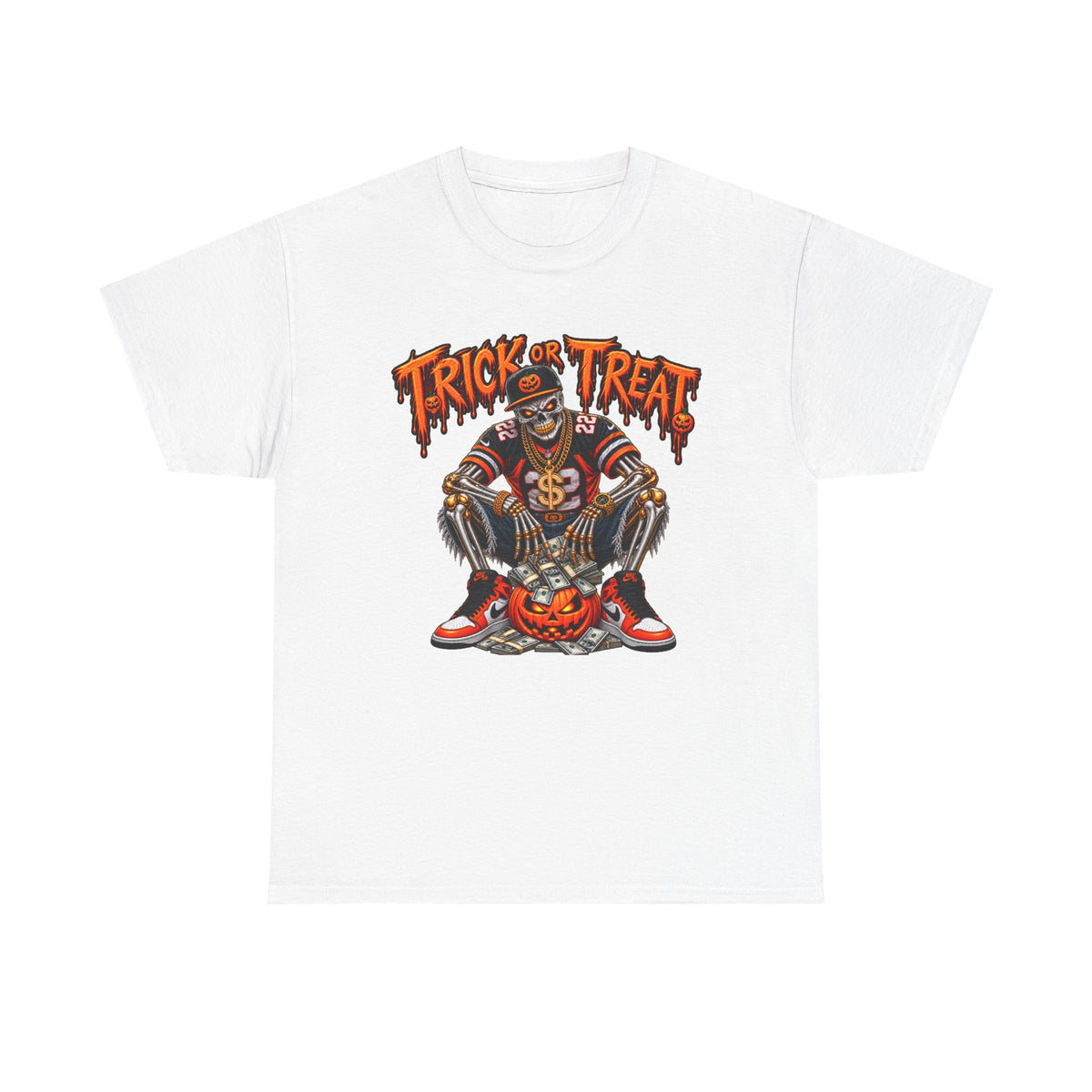 Trick or Treat Skeleton Streetwear Tee