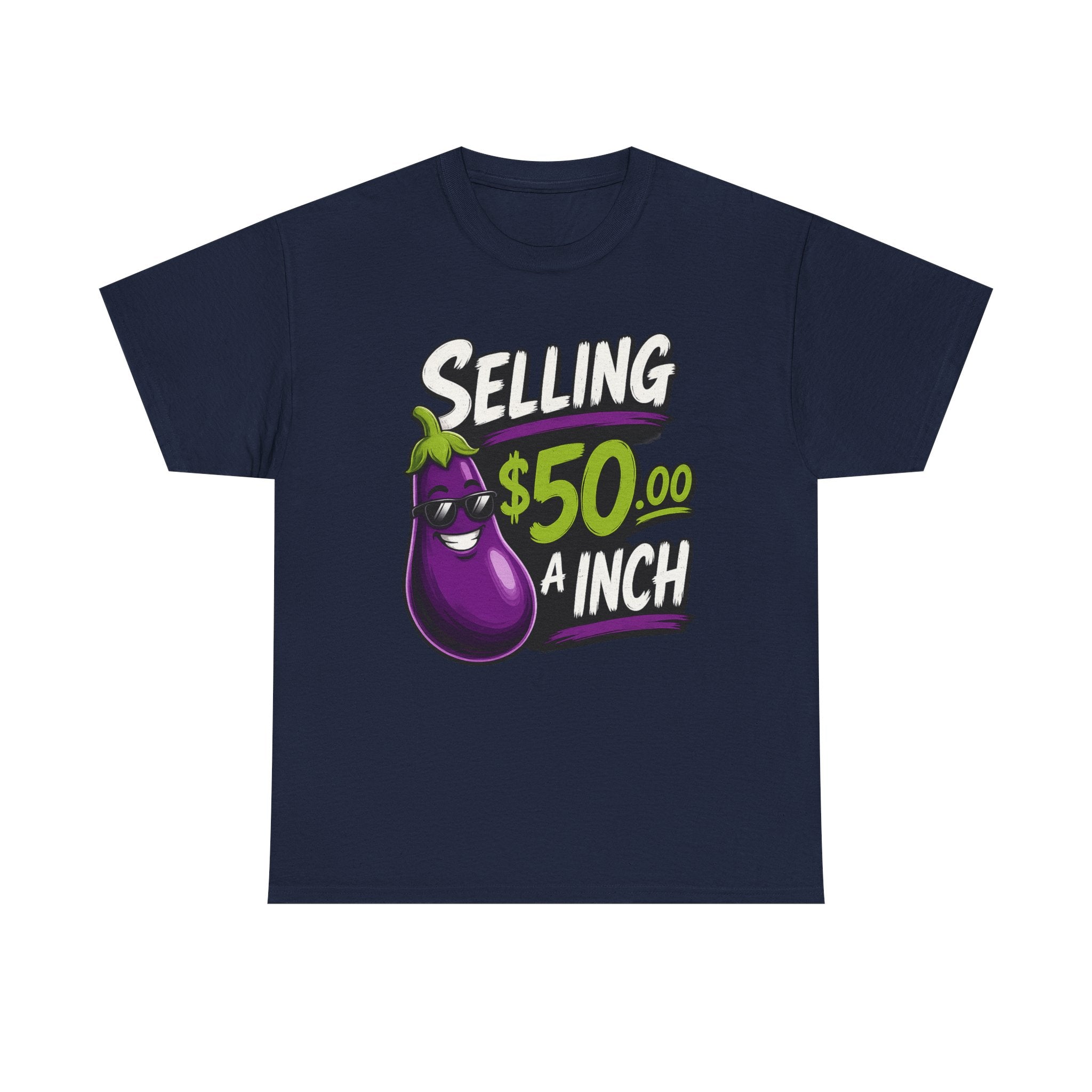 Selling 50.00 a Inch Eggplant T-Shirt