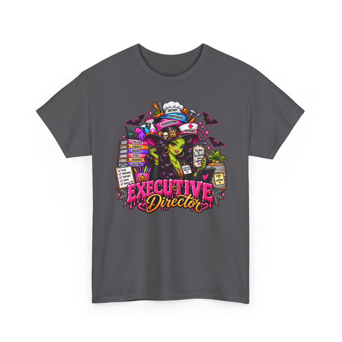 Executive Director Witch T-Shirt — Halloween Office Leader Tee