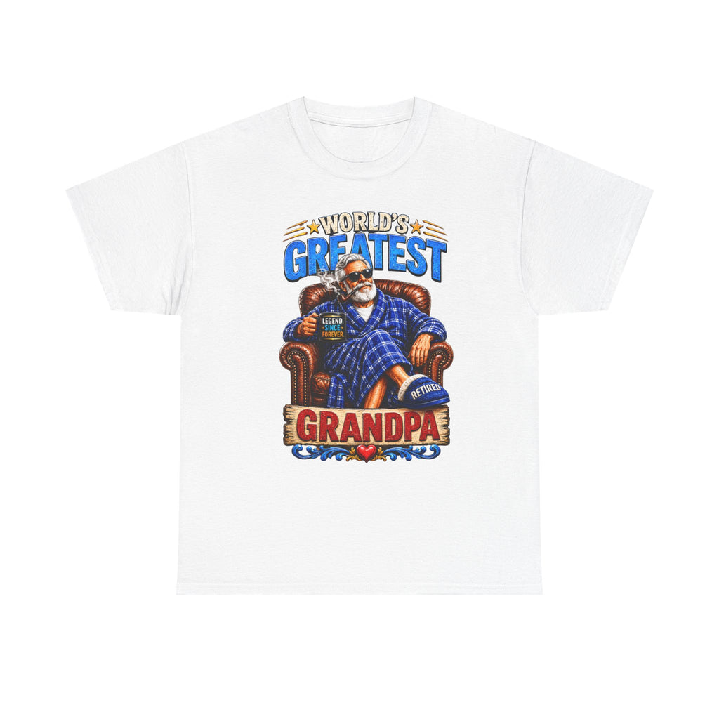 World's Greatest Grandpa T-Shirt — Comfortable Father's Day Gift Tee