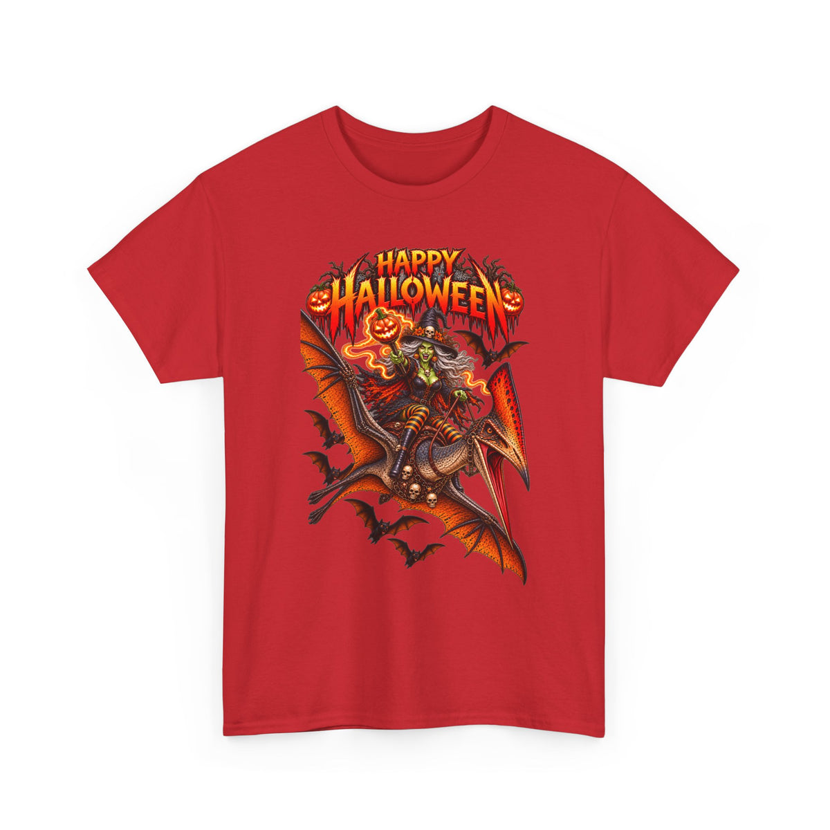 Halloween Dinosaur Rider T‑Shirt