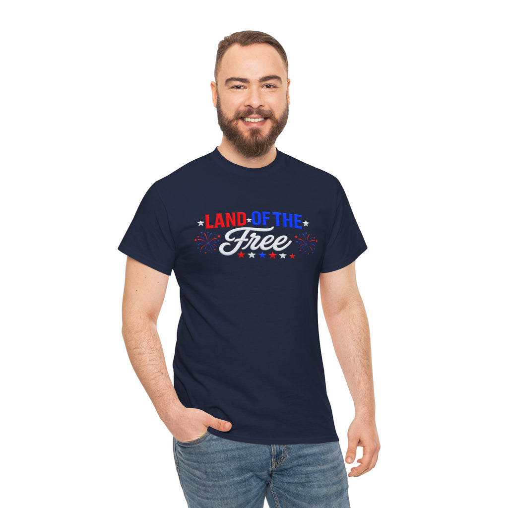 Land of the Free T-Shirt — Patriotic 4th of July Tee