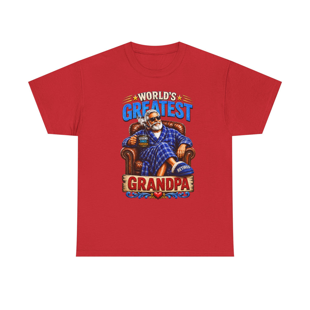 World's Greatest Grandpa T-Shirt — Comfortable Father's Day Gift Tee