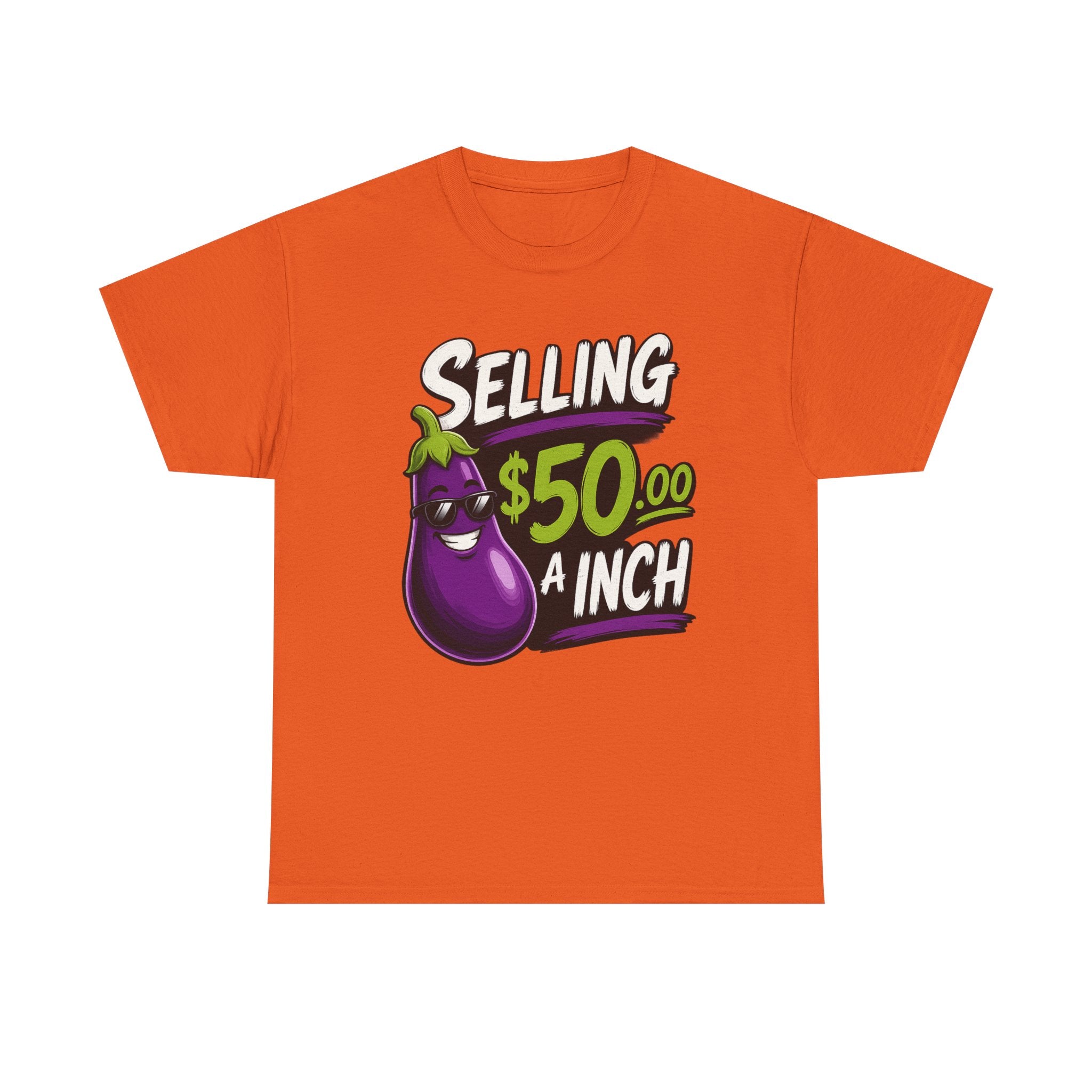 Selling 50.00 a Inch Eggplant T-Shirt