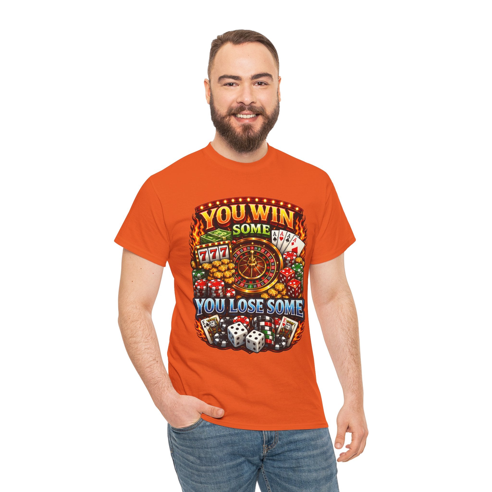 Casino Luck T-Shirt — "You Win Some, You Lose Some" Graphic Tee