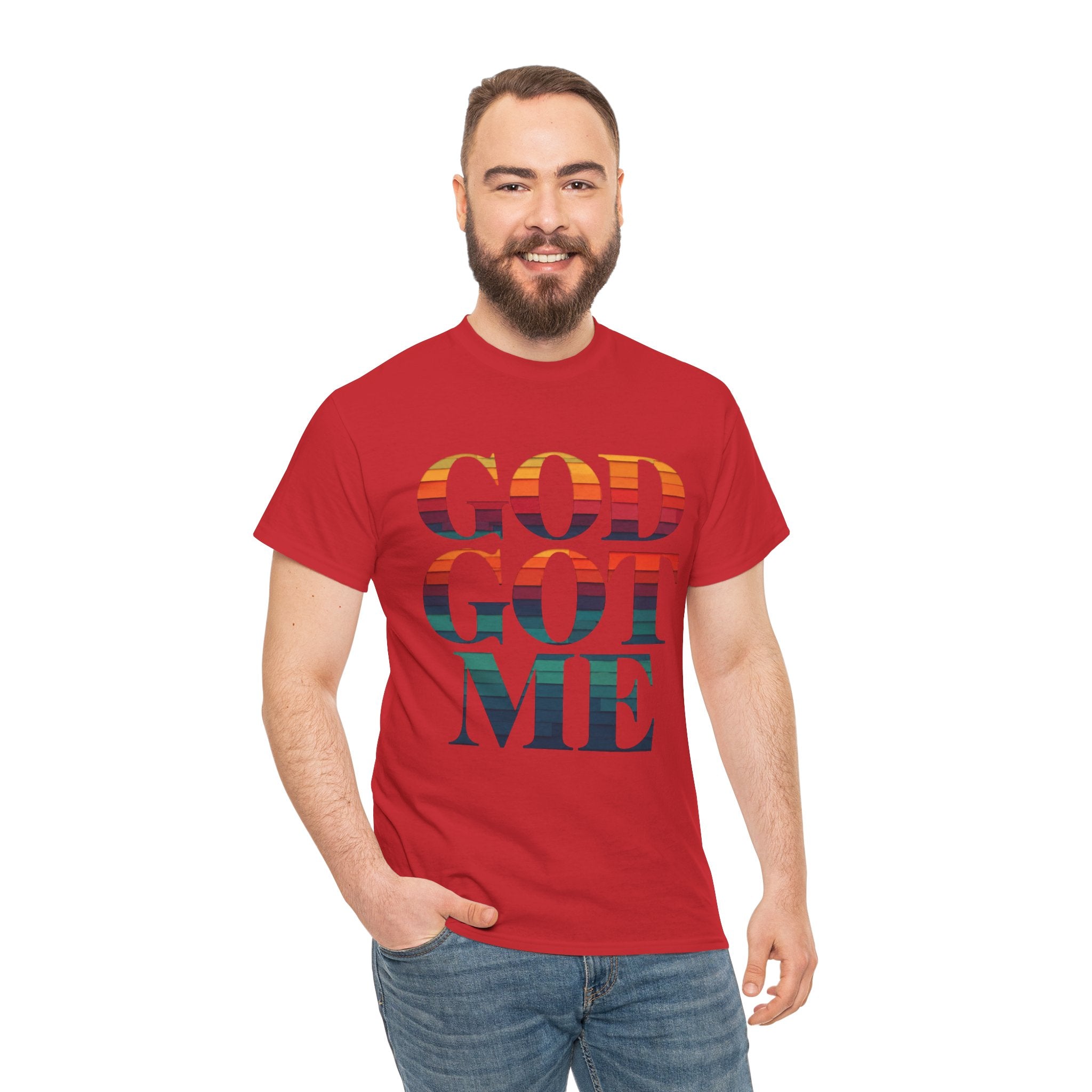 T-Shirt — "God Got Me" Inspirational Graphic Tee