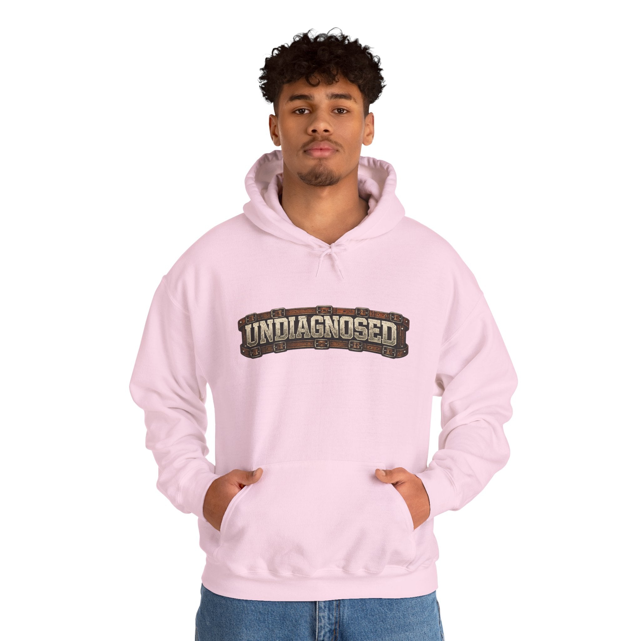 Undiagnosed Distressed Logo Hoodie – Vintage Grunge Pullover