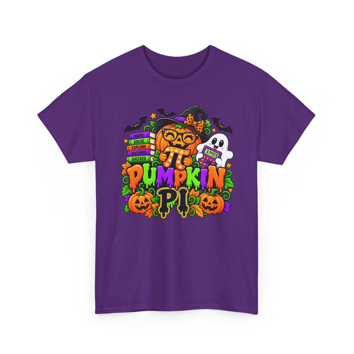 Pumpkin Pi Math Halloween Tee