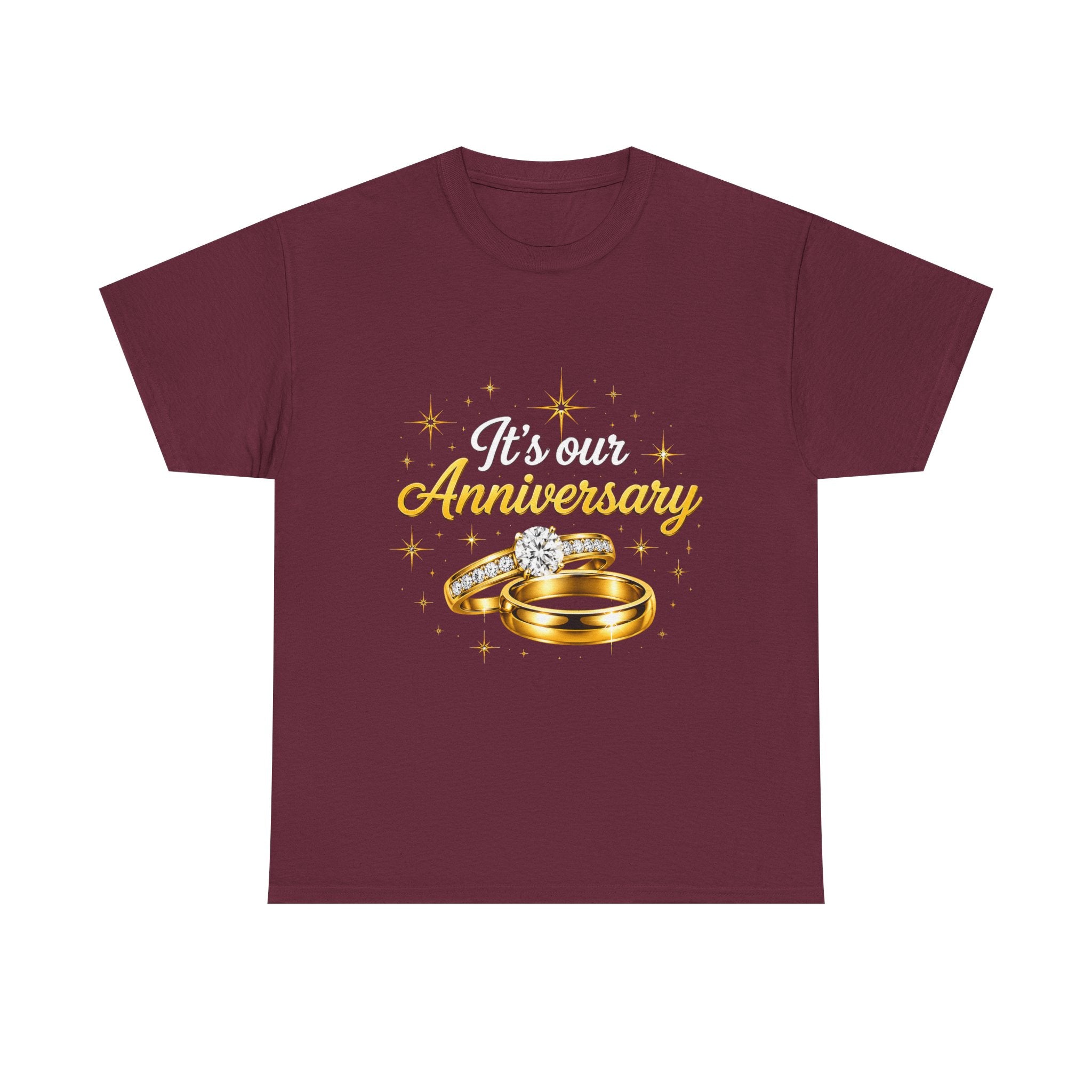 Anniversary Rings Tee — Golden Wedding Anniversary T-Shirt