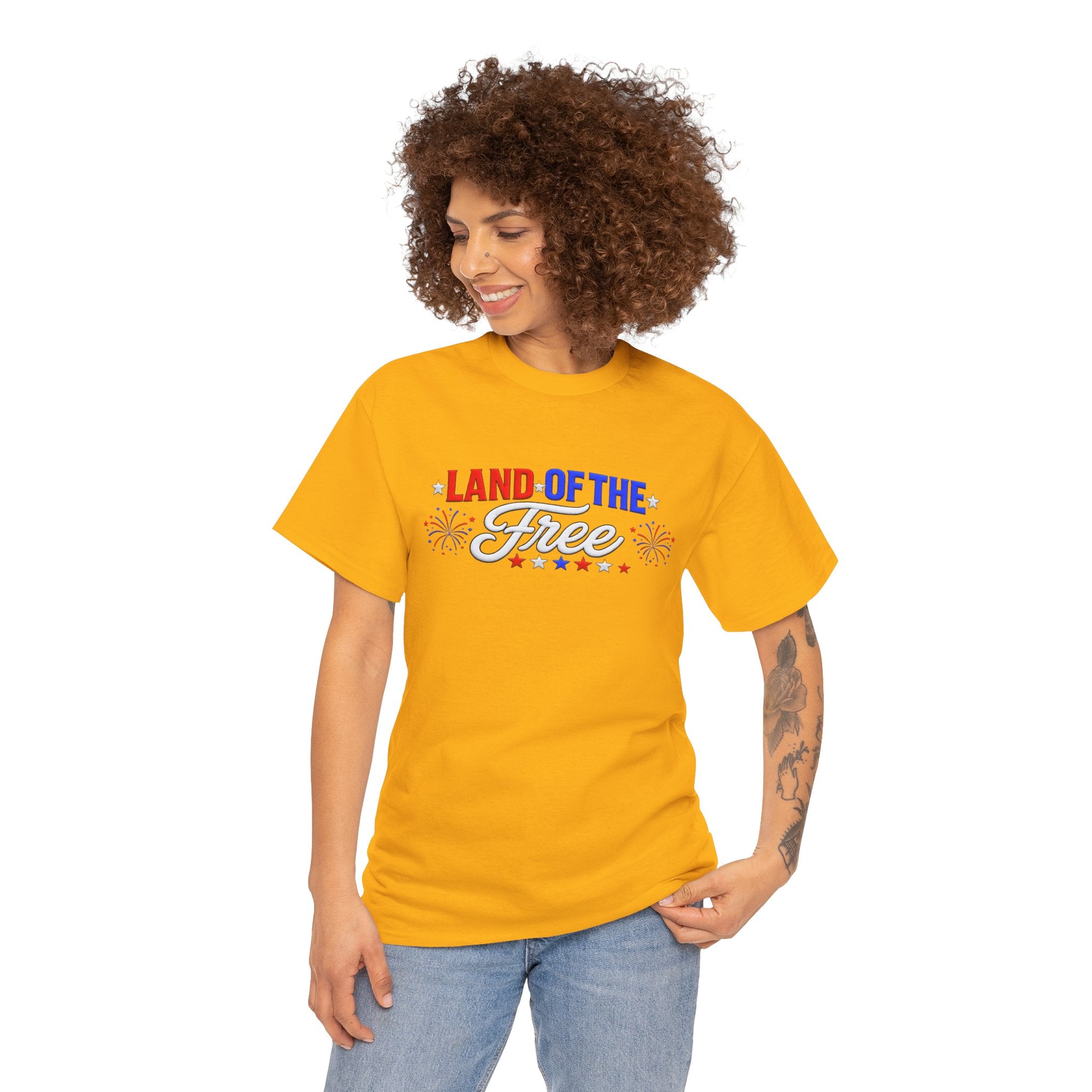 Land of the Free T-Shirt — Patriotic 4th of July Tee