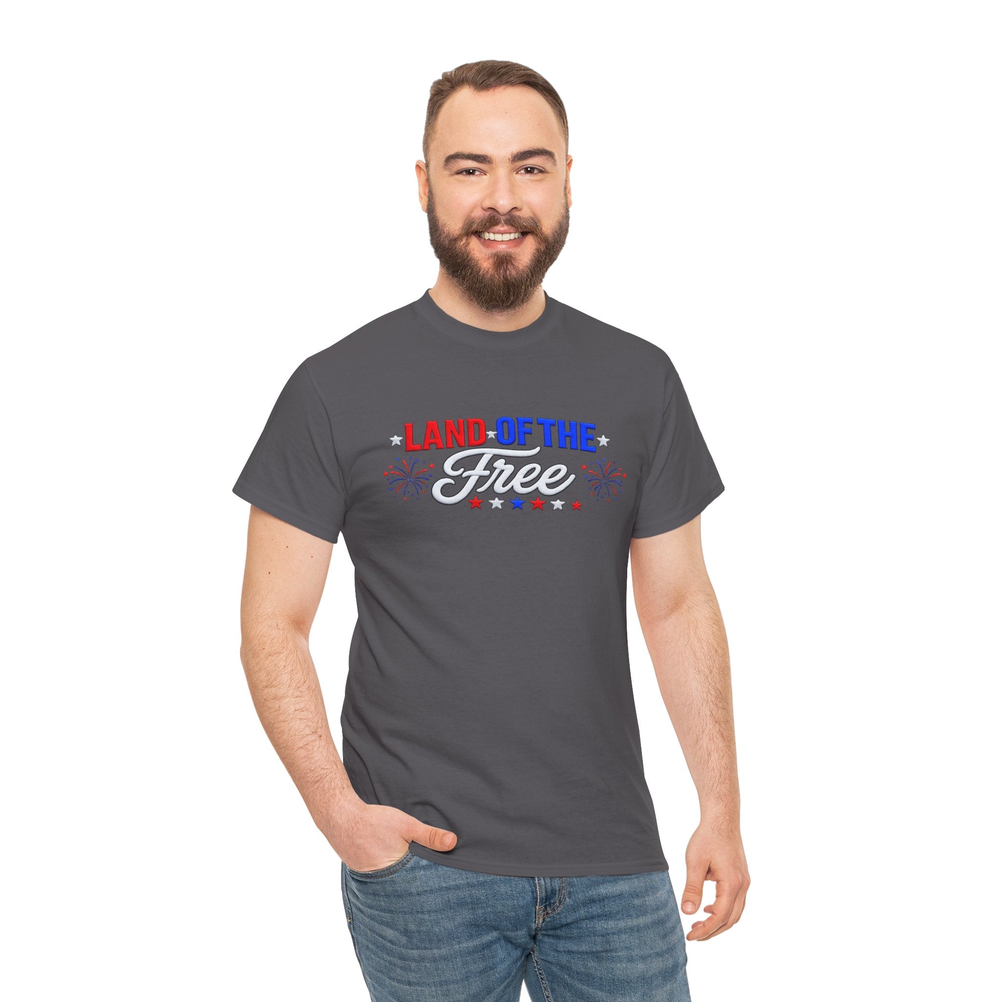 Land of the Free T-Shirt — Patriotic 4th of July Tee