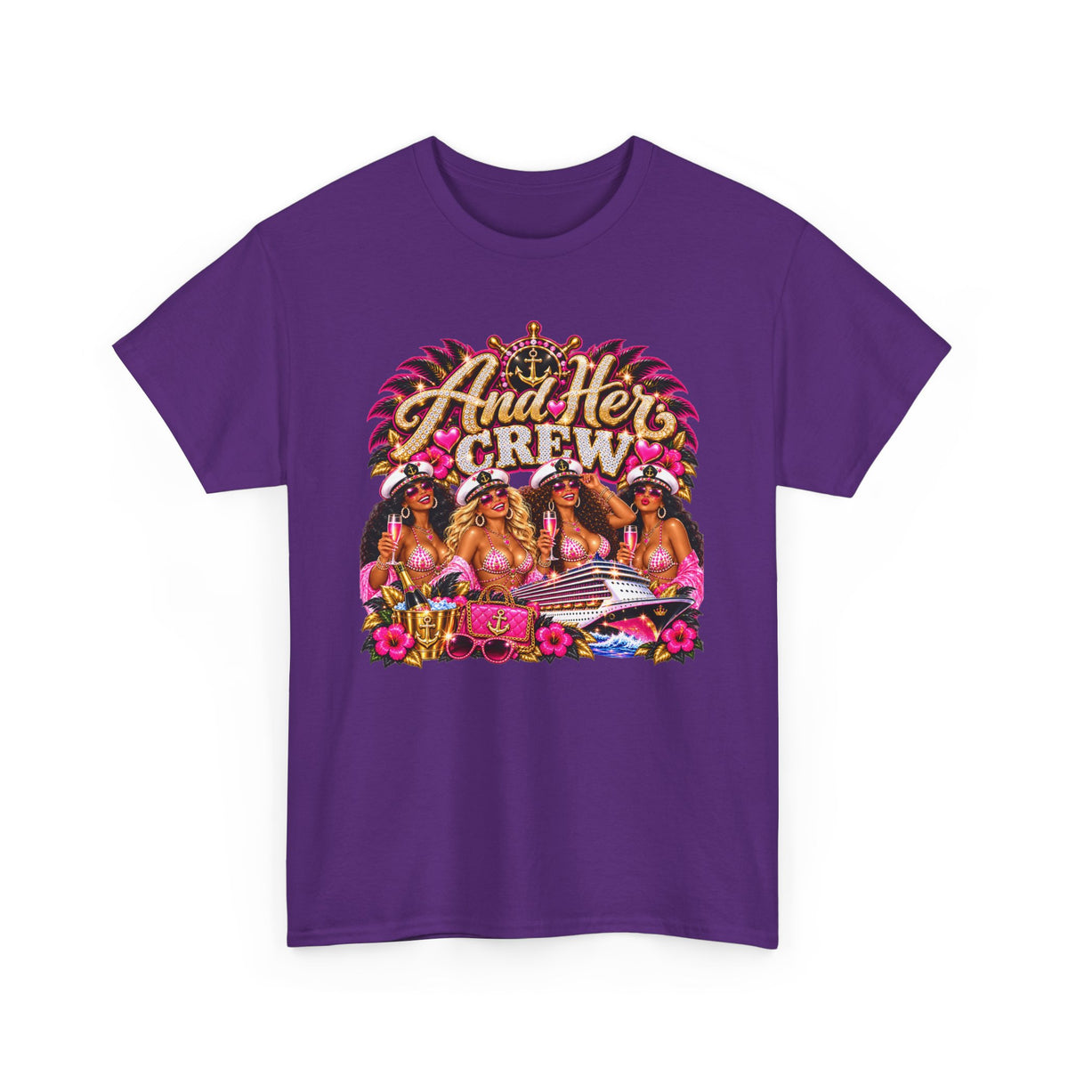 And Her Crew T-Shirt — Cruise Graphic Tee