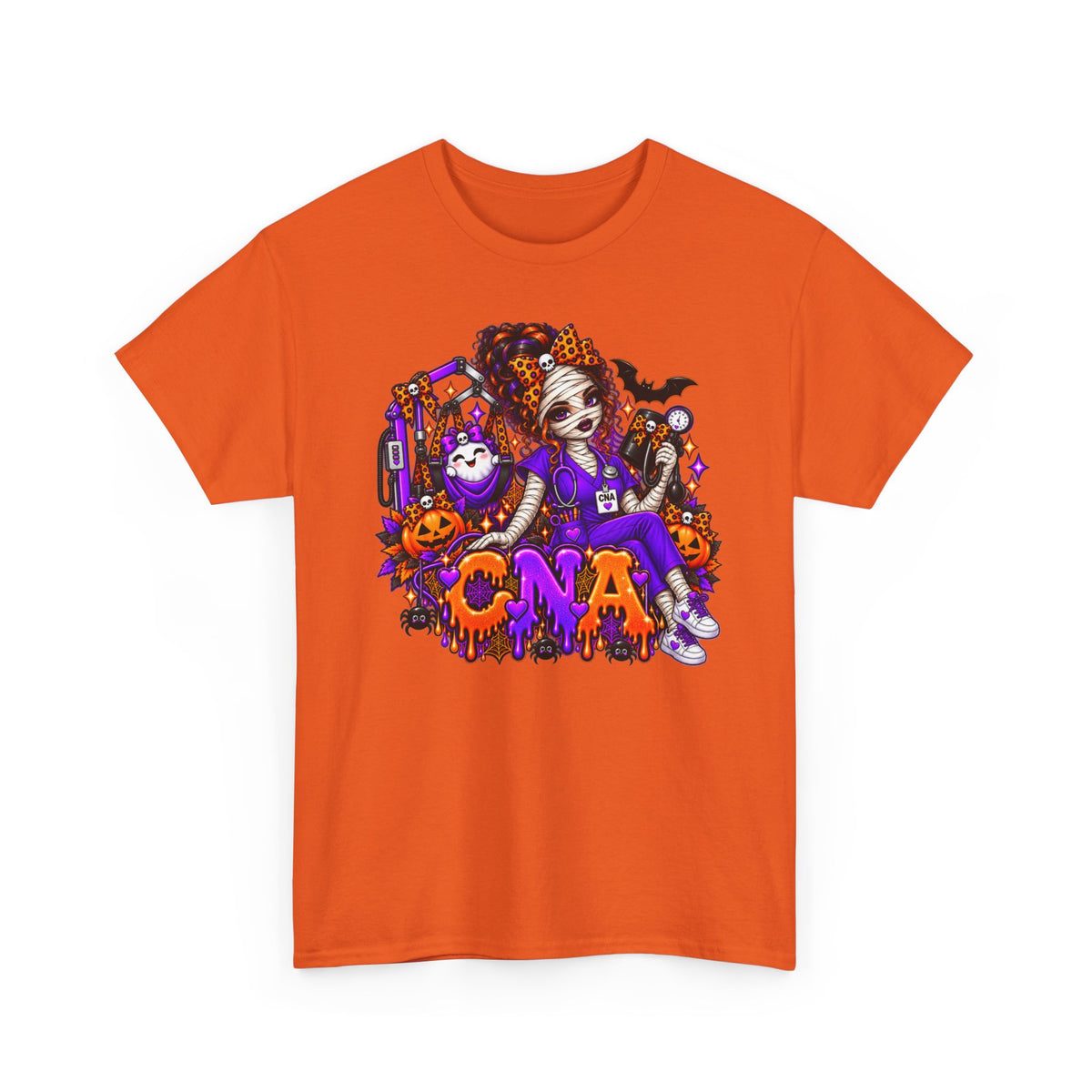 Halloween CNA T-Shirt — Spooky Nurse Costume Graphic Tee