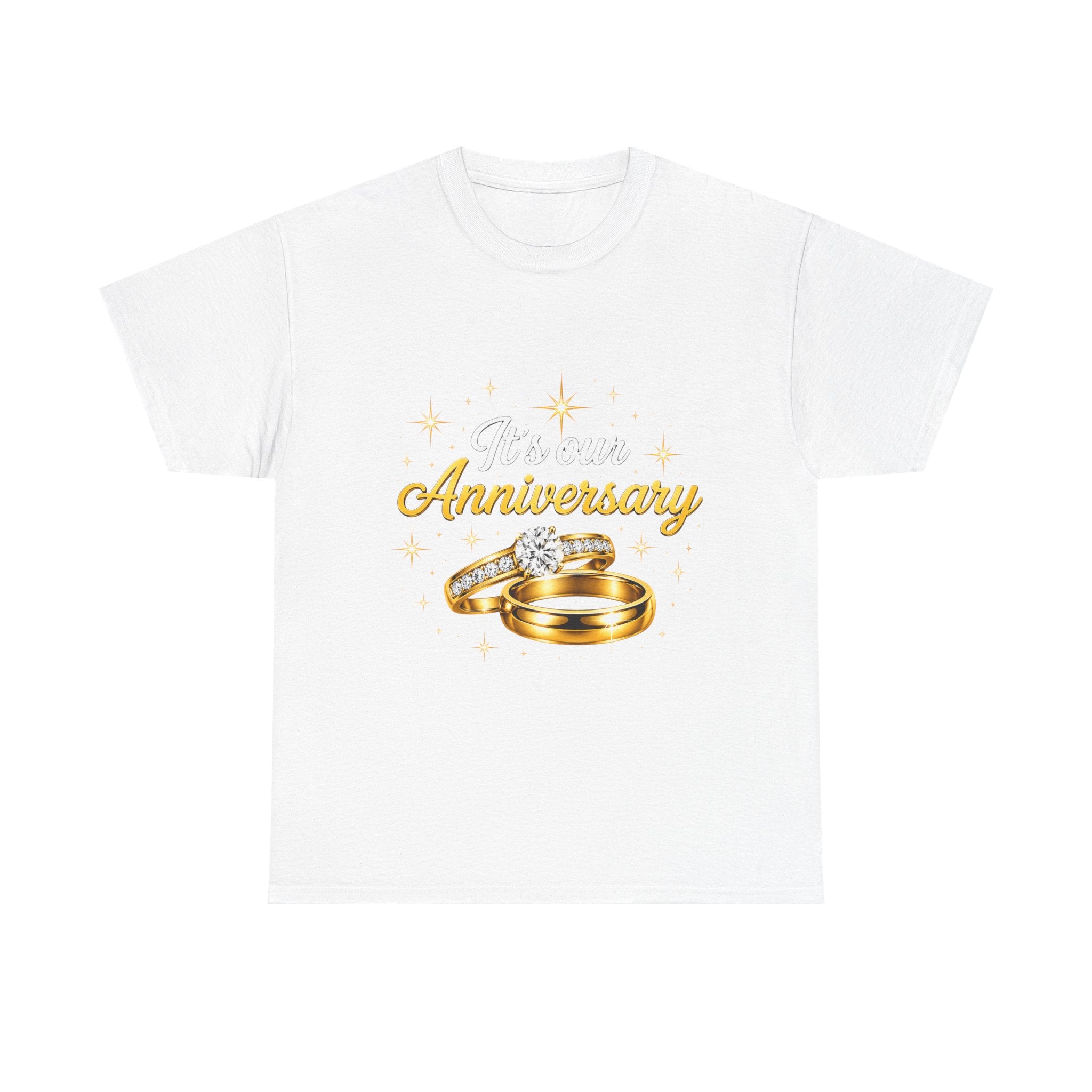 Anniversary Rings Tee — Golden Wedding Anniversary T-Shirt