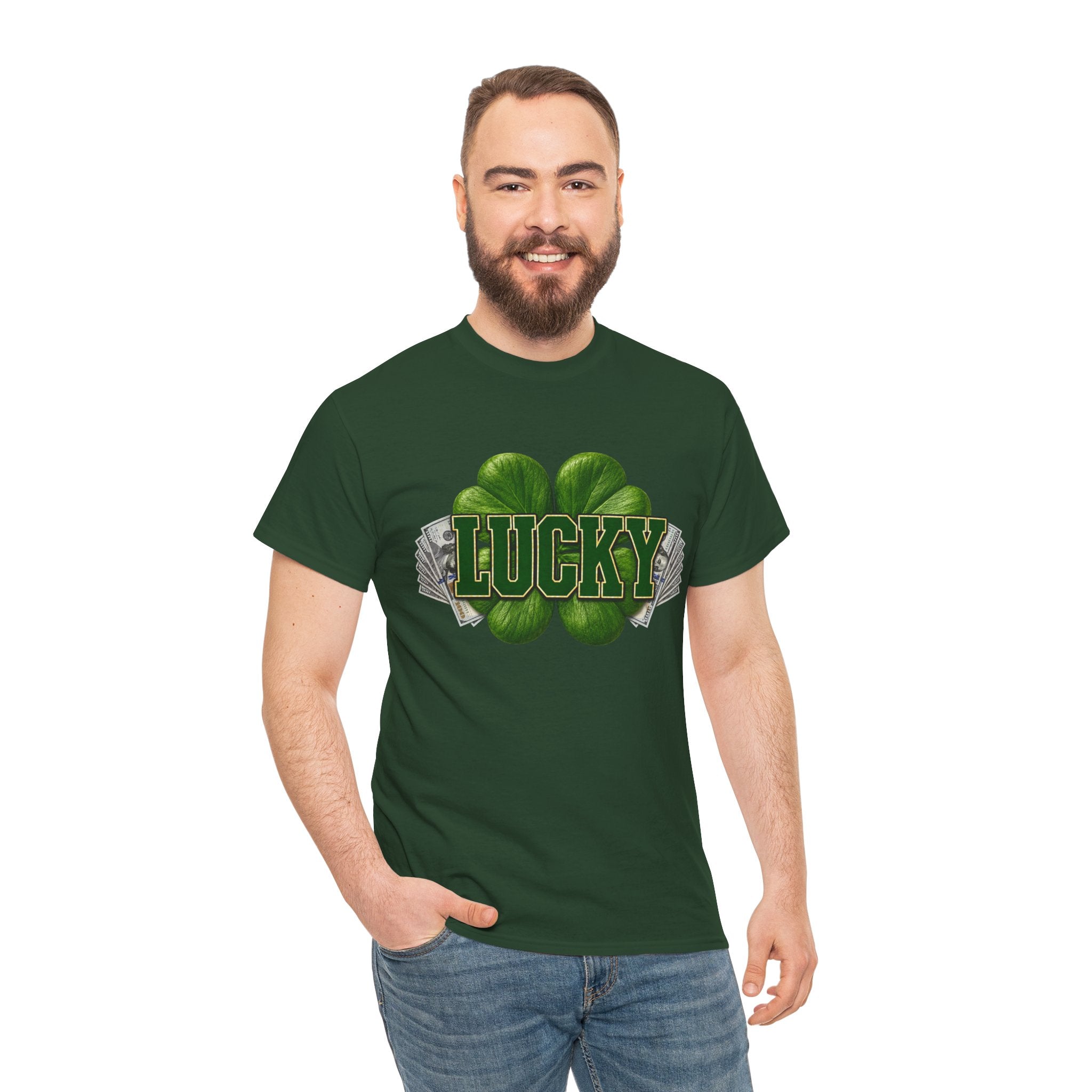 Lucky Shamrock T-Shirt — St. Patrick’s Day Clover Tee