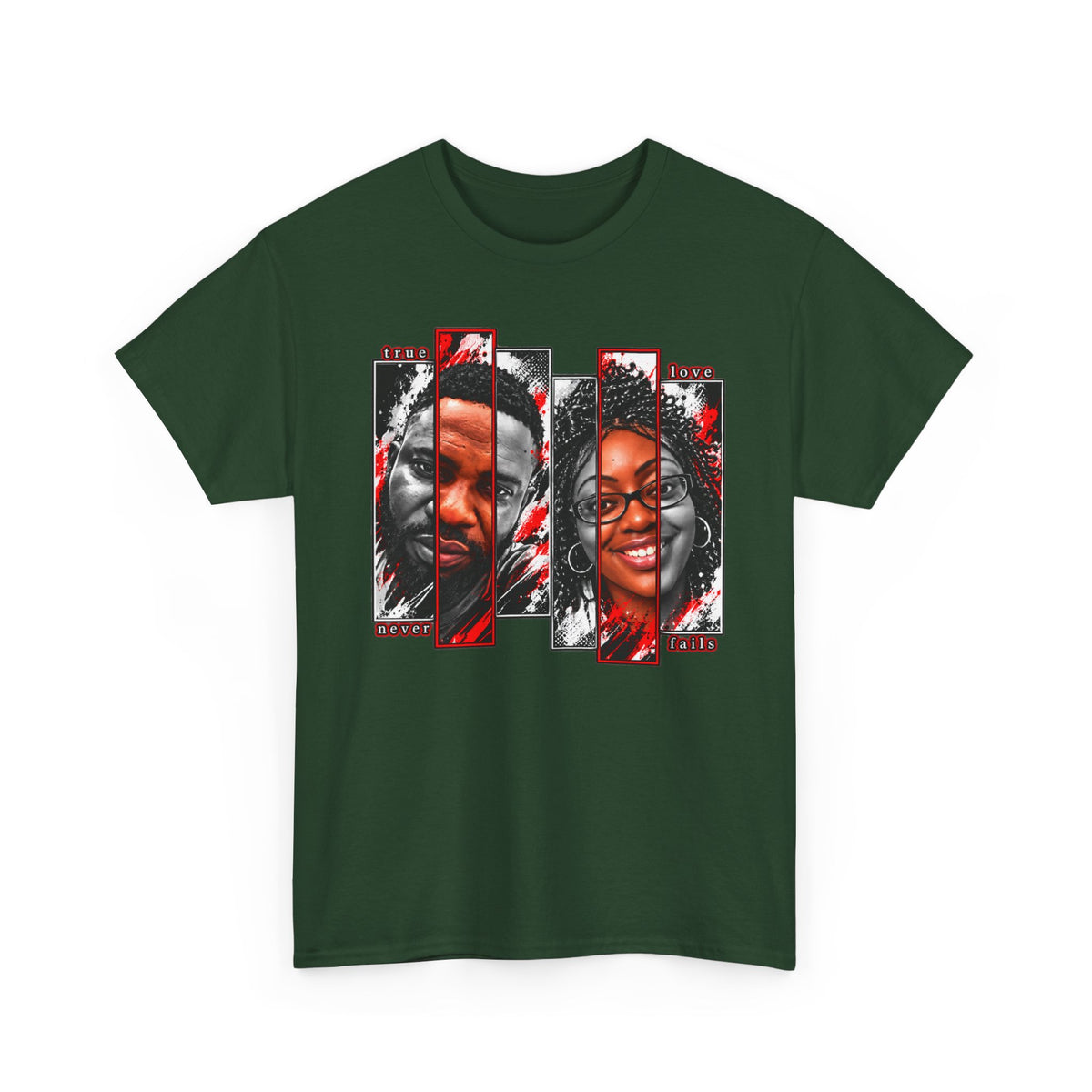 Black Love Portrait Graphic T-Shirt