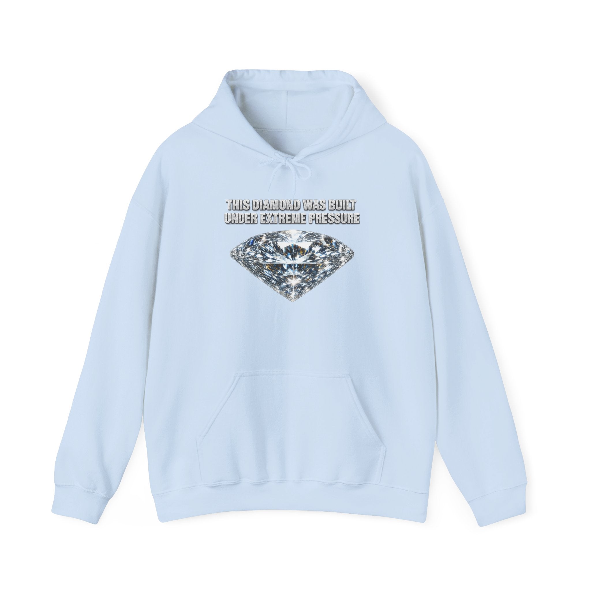 Diamond Graphic Hoodie — "The Pressure Made a Diamond" Cozy Pullover