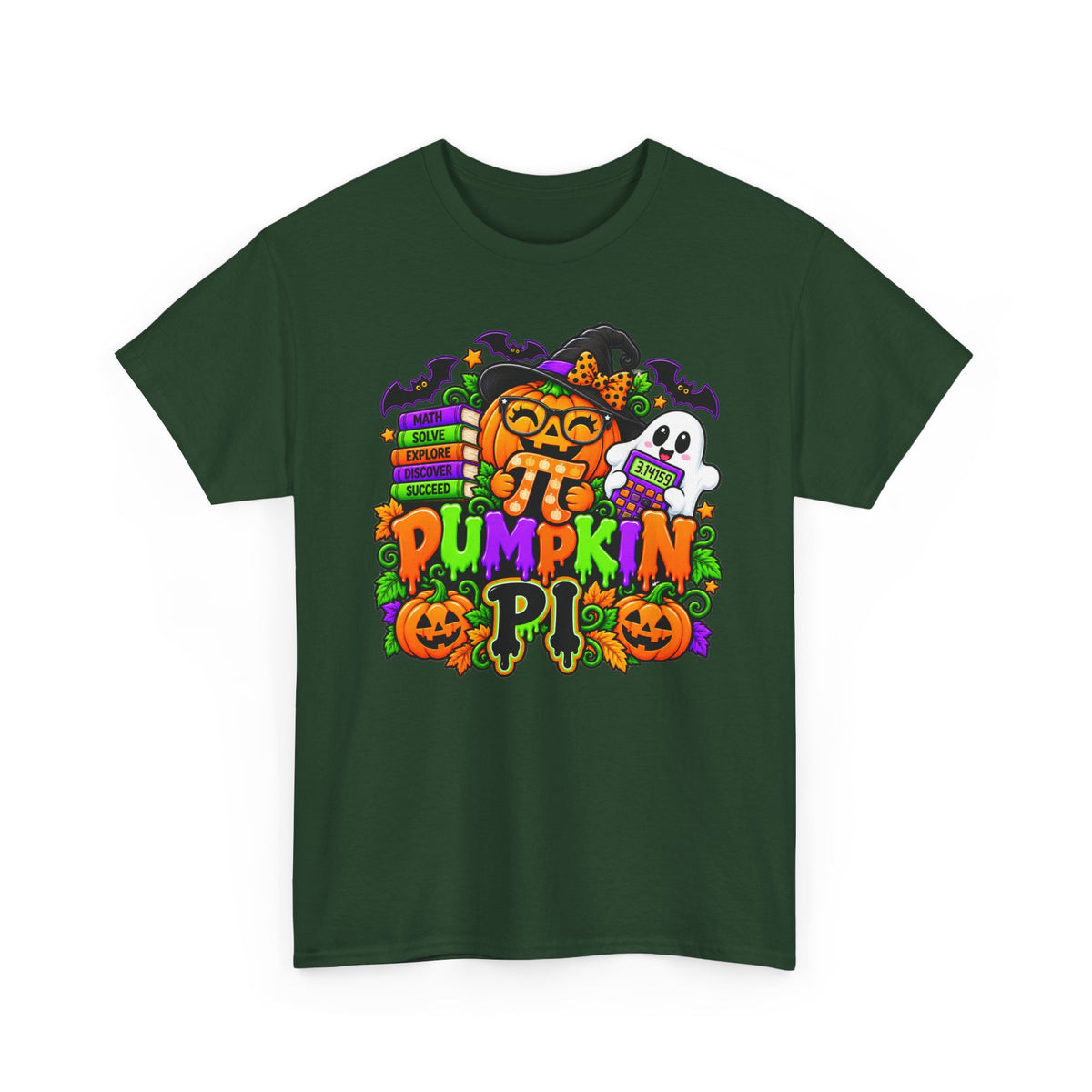 Pumpkin Pi Math Halloween Tee