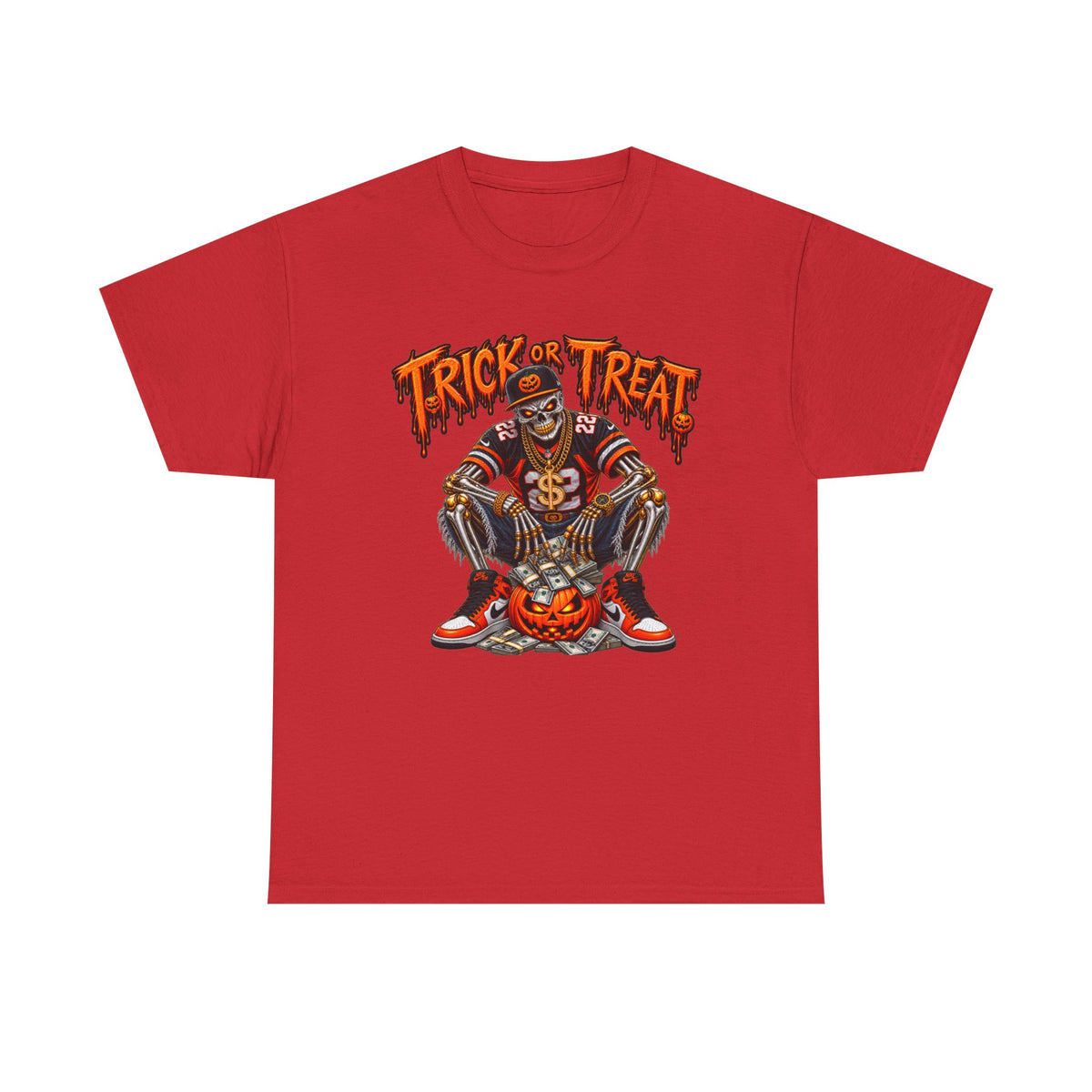 Trick or Treat Skeleton Streetwear Tee