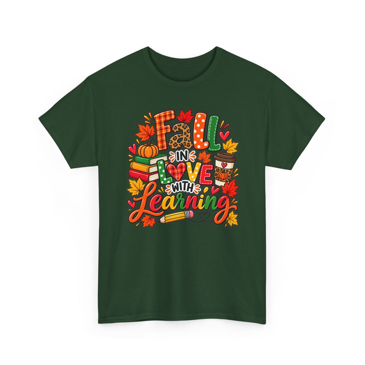 Fall "In Love With Learning" T-Shirt