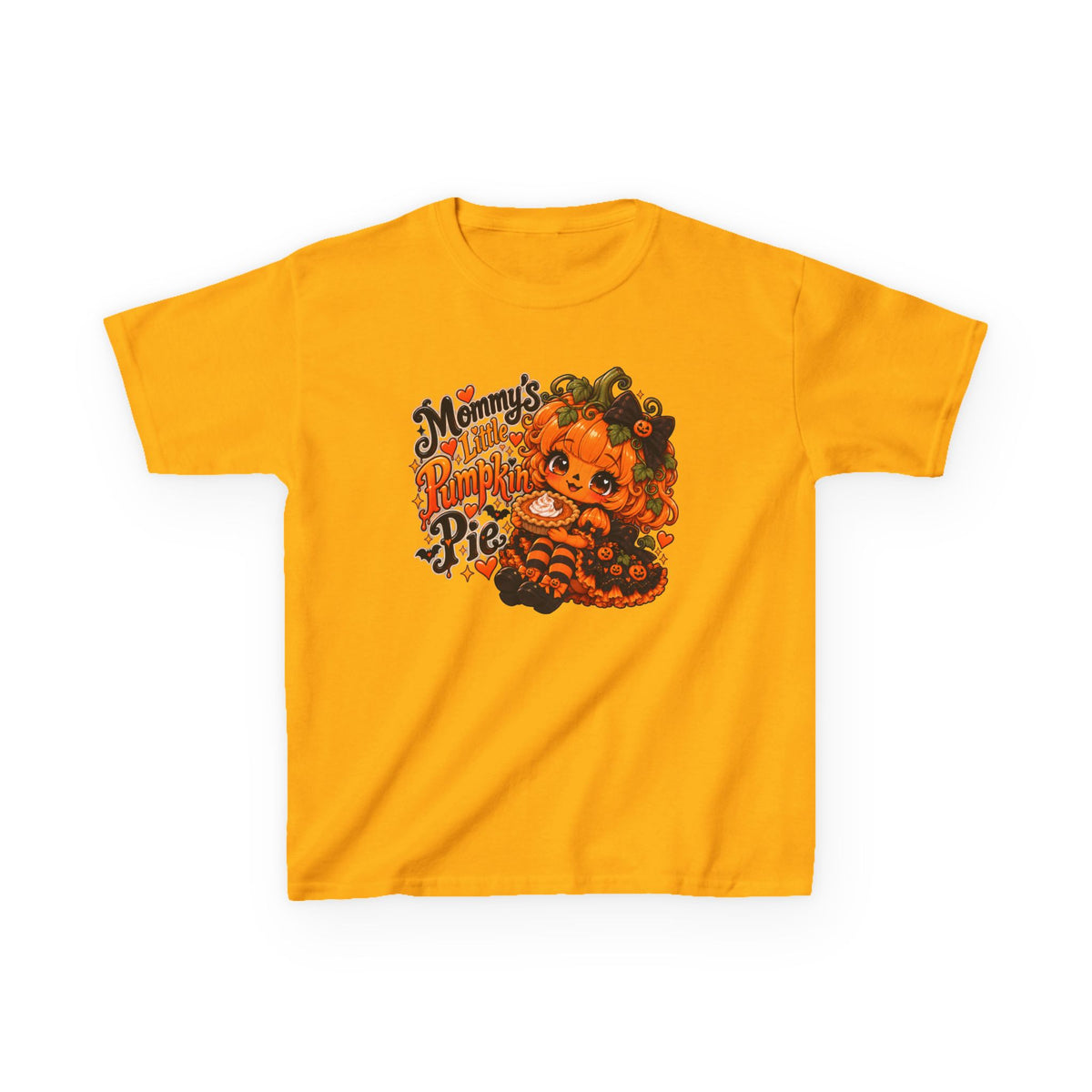 Kids T-Shirt — "Mommy's Pumpkin Pie" Cute Halloween Pumpkin Kid Tee