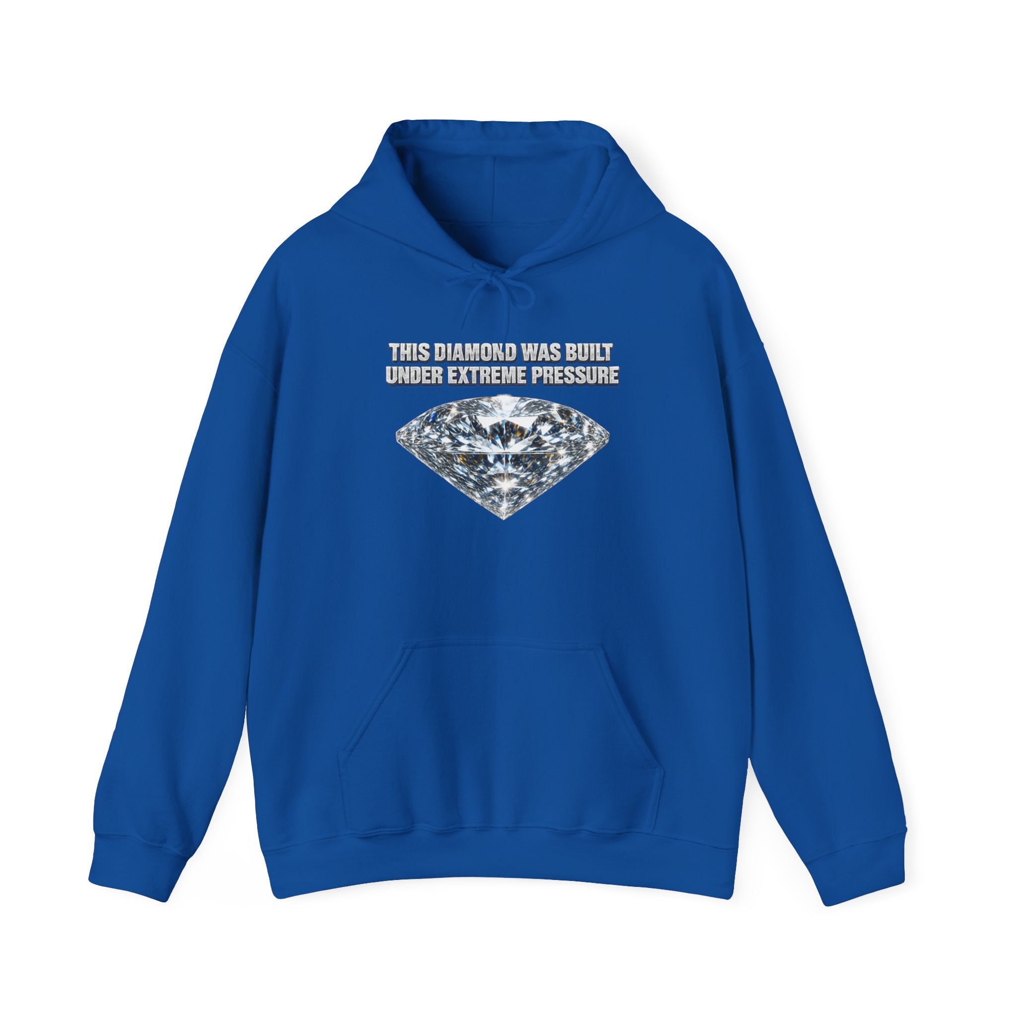 Diamond Graphic Hoodie — "The Pressure Made a Diamond" Cozy Pullover