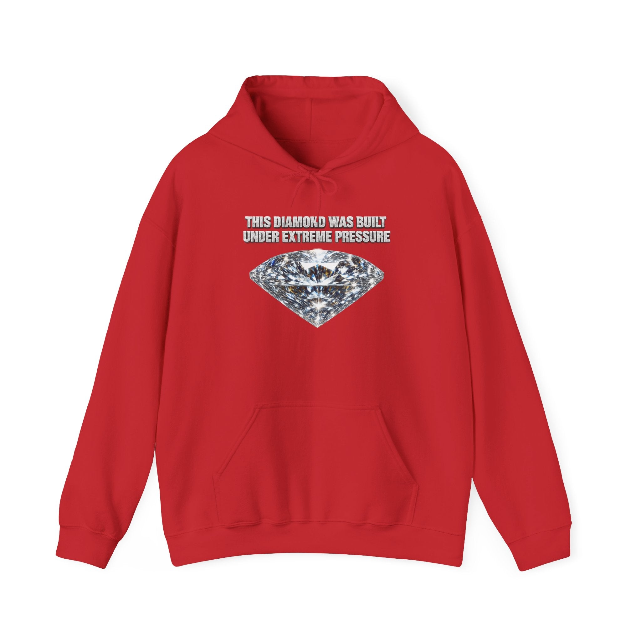 Diamond Graphic Hoodie — "The Pressure Made a Diamond" Cozy Pullover