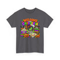 Cafeteria Welcome Halloween T-Shirt — "Welcome to My Cafeteria" Monster Lunch Tee