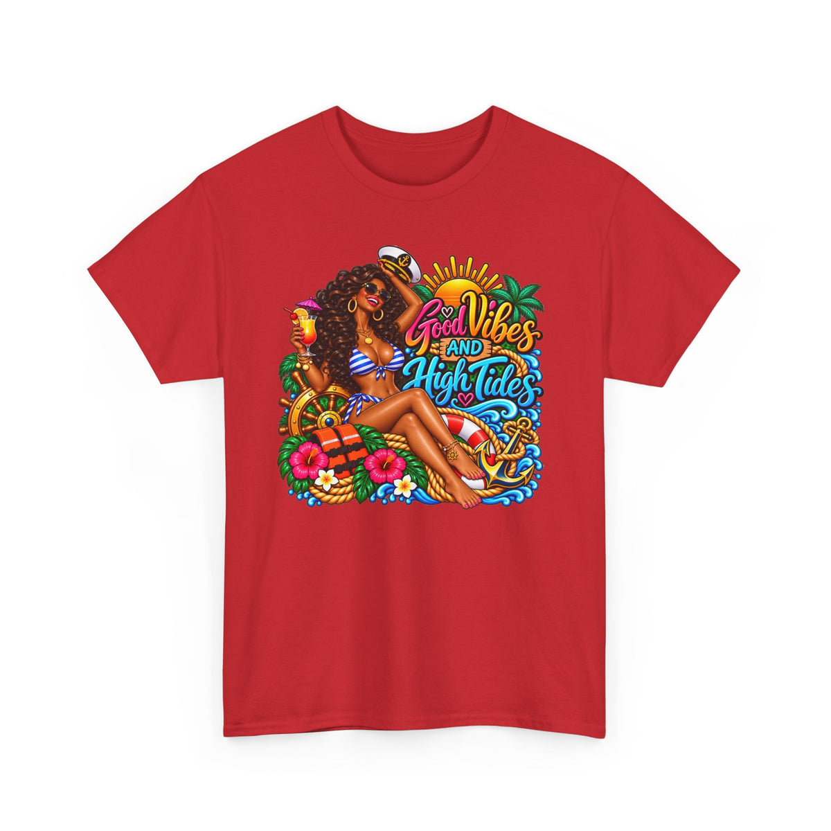 T‑Shirt — "Good Vibes and High Tides" Cruise