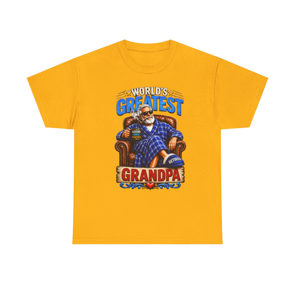 World's Greatest Grandpa T-Shirt — Comfortable Father's Day Gift Tee