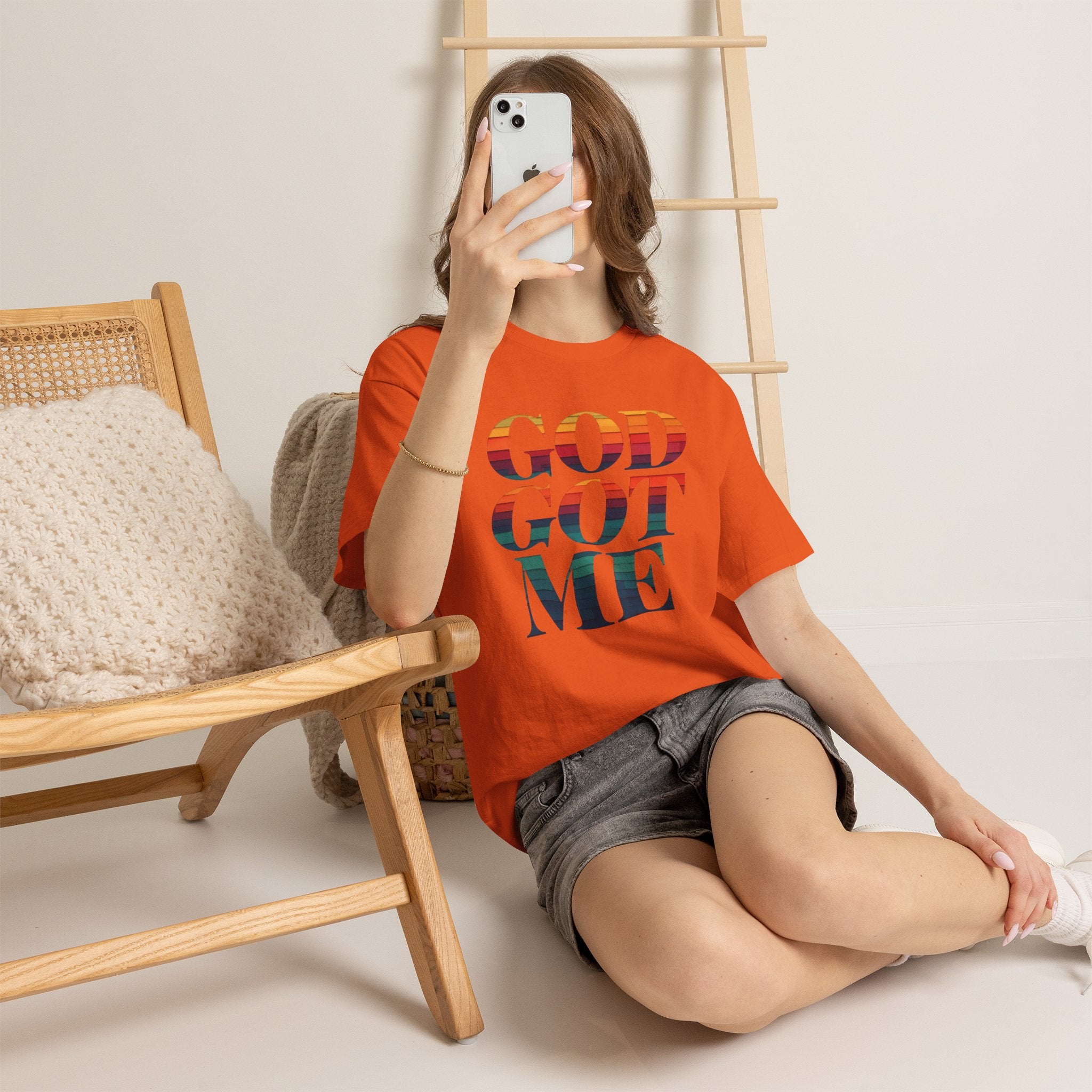 T-Shirt — "God Got Me" Inspirational Graphic Tee