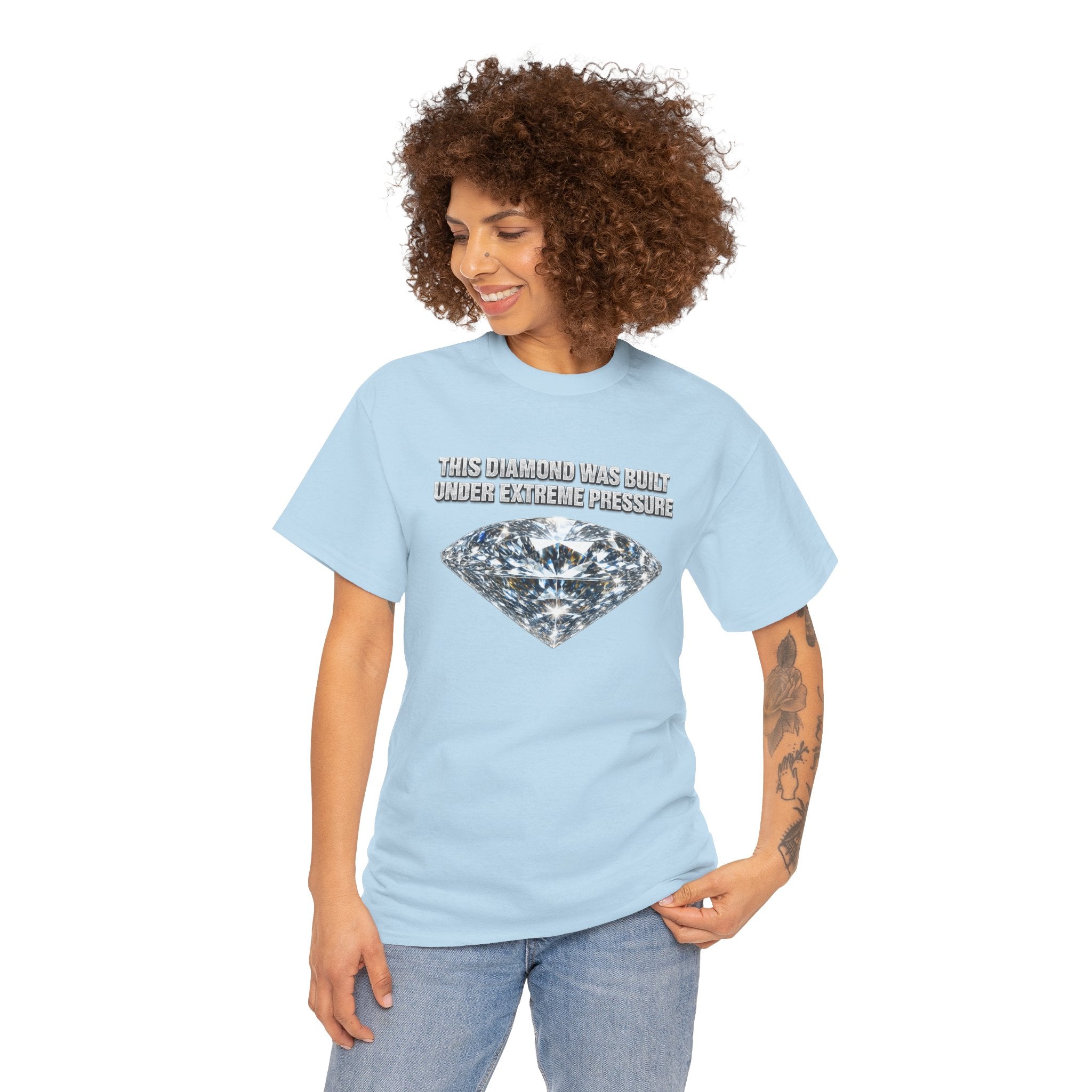 Diamond Under Pressure Graphic Tee — "This Diamond Was Cut Under Extreme Pressure"