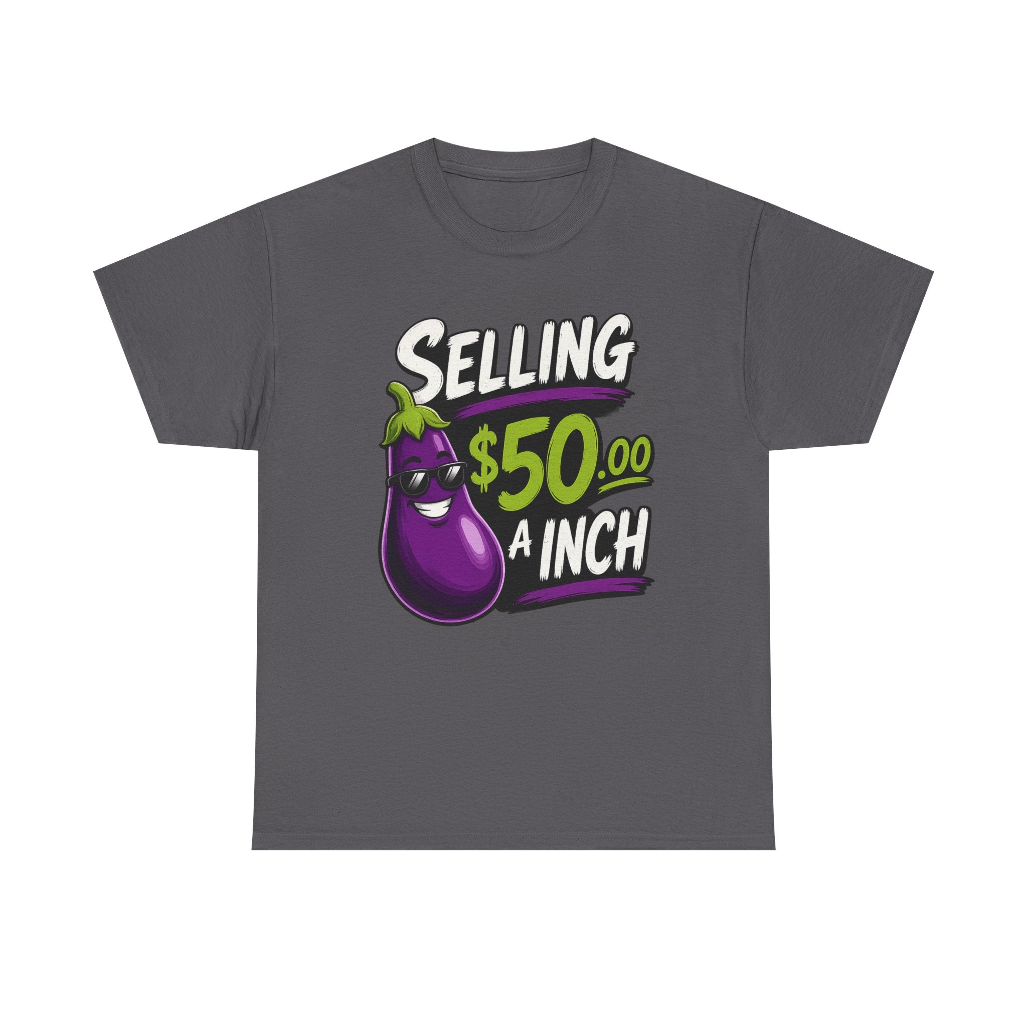 Selling 50.00 a Inch Eggplant T-Shirt