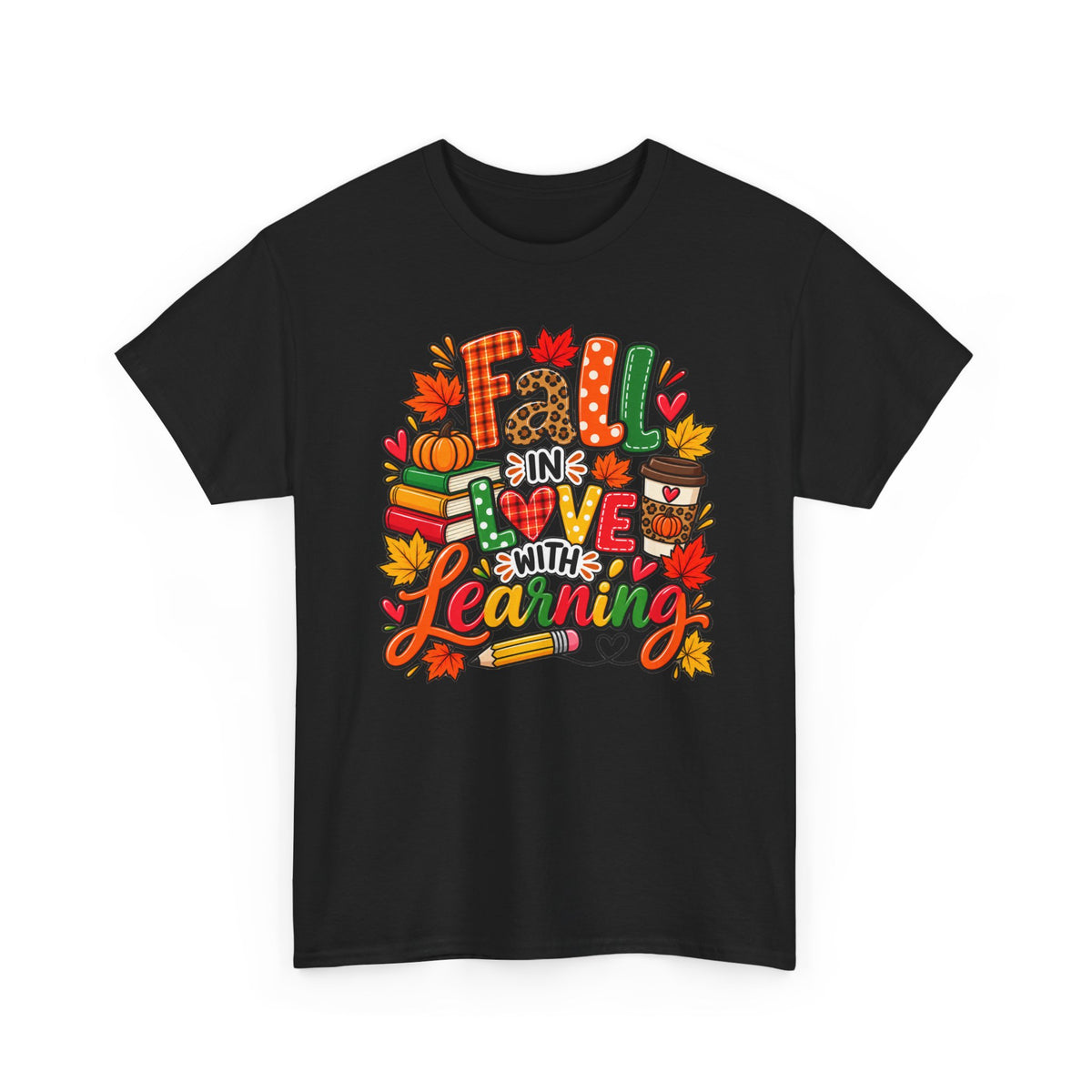 Fall "In Love With Learning" T-Shirt